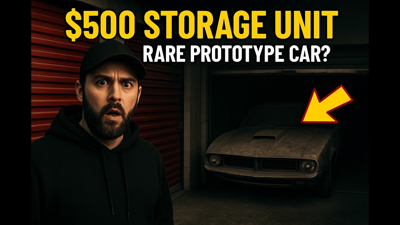 Paid $500 for a Storage Unit — Found a Prototype Muscle Car?!