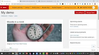 Importing entries into a Moodle glossary