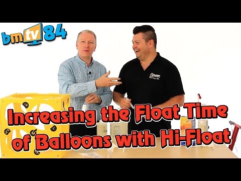 Increasing the Float Time of Balloons with Hi-Float: With Mark Drury from Qualatex - BMTV 84