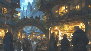 Relaxing Bard/Tavern Music - Fantasy Medieval Music, Celtic Music, Medieval City Night