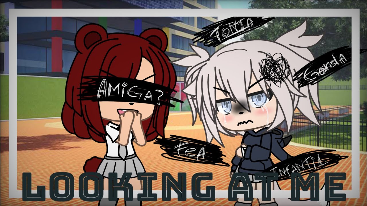 Looking at me // meme // gacha life // - YouTube