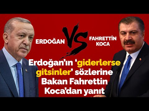 Erdoğan'ın 'giderlerse gitsinler' sözlerine Bakan Fahrettin Koca'dan yanıt: AKP kaynıyor...