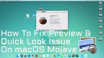 How to Fix Preview and Quick Look issues on macOS Mojave | Hackintosh | Step By Step