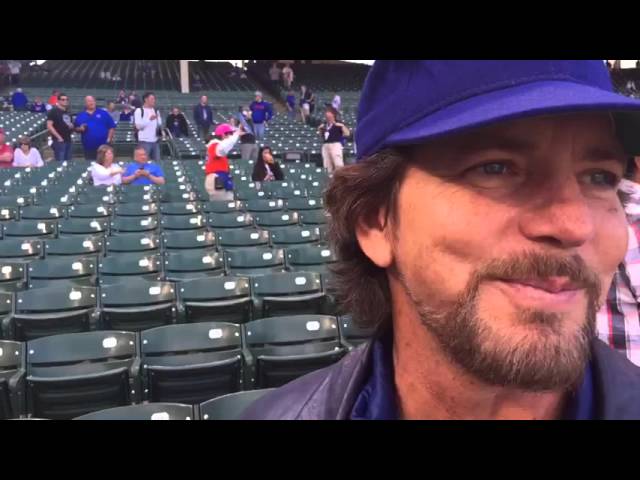 Eddie Vedder Sings â€˜Take Me Out to the Ball Gameâ€™ at World Series Game  5: Watch