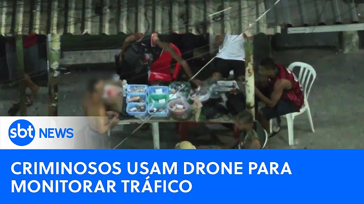 Criminosos usam drones para monitorar o comércio de drogas | #SBTNewsnaTV (16/05/24)
