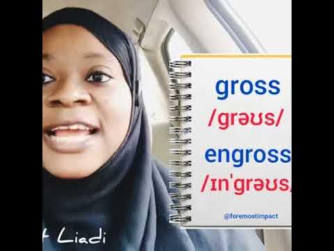 HOW TO PRONOUNCE GROSS & ENGROSS - YouTube