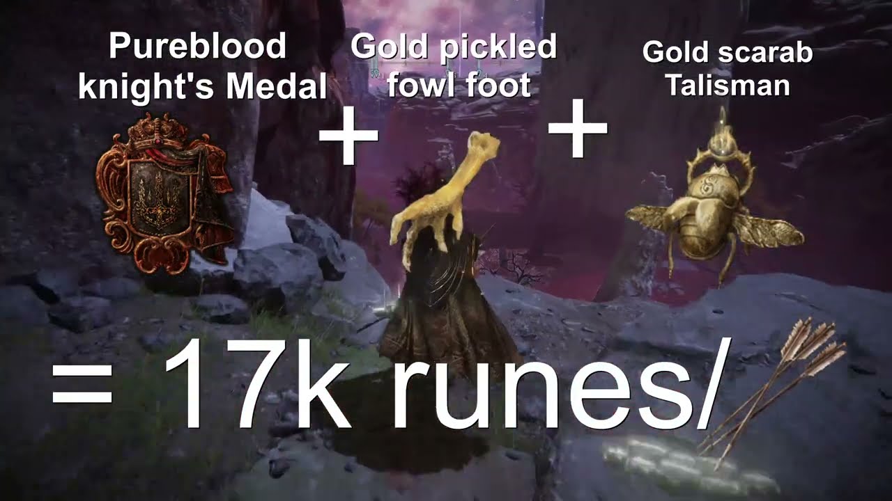 Elden Ring Big Bird Grind Spot 17k runes per arrow YouTube