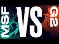 MSF vs G2 | Неделя 4 День 2 | 2021 LEC Летний сплит | Misfits Gaming vs. G2 Esports