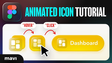 Figma Tutorial: ANIMATED Dashboard Icon – INTERACTIVE Glassmorphic Icon (+ HOVER State)