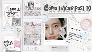 𓈒ㅤ  𐚁    𝒻   ⋅ ㅤ𓈒  Cómo hacer post bonitos para IG Stan  📧  ꞌꞋ    ۪   𓋜    ۪     @sunrelly by ᧔♡᧓ ⠀sunrelly 3,540 views 1 year ago 18 minutes