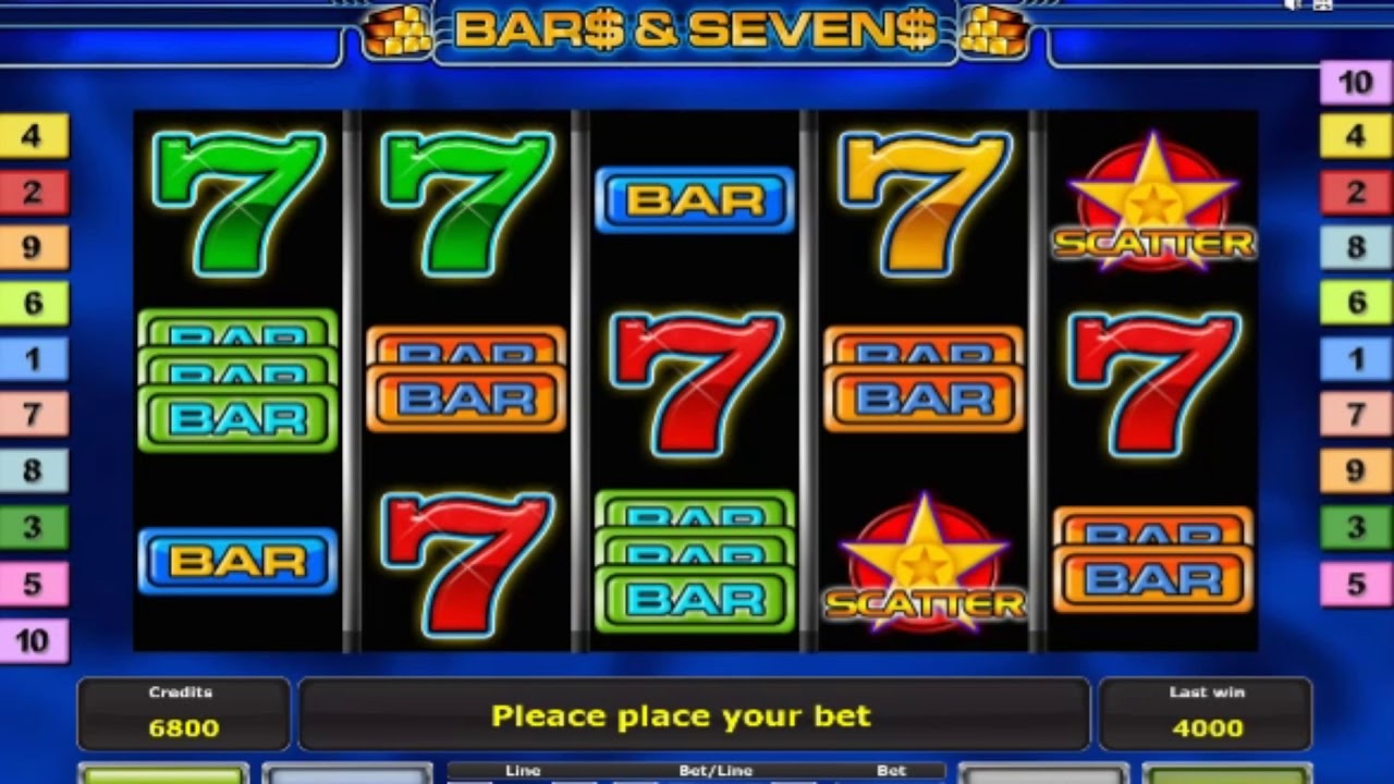 sevens and bars игровой автомат