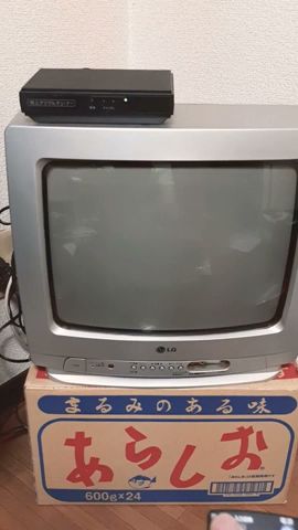 Wi-Fi接続可 カラーレトロテレビ ブラウン管でYouTube Netflix