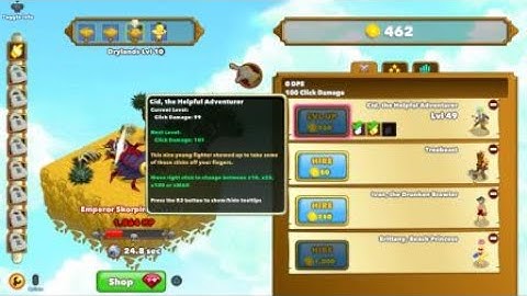 Clicker Heroes 1 Hero To Level 50 Speedrun (6:15.21)