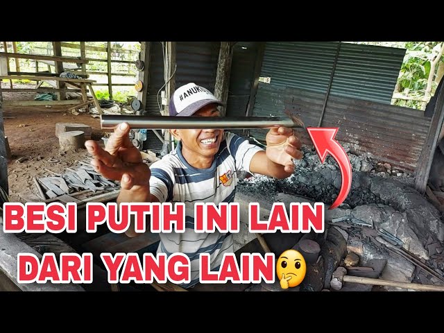 🔴Golok Dari Besi Putih Ini Diluar Dari Dugaan Besi Putih Yang Biasanya|| Kali Ini Sepuhnya Putih😱 class=