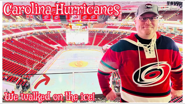 Nossa primeira partida de hóquei dos Carolina Hurricanes! - Raleigh, NC 2022