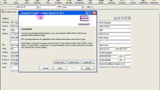 ConnectIt-Sage Create Customer Wizard