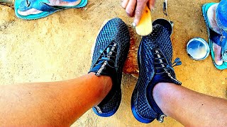 Ultimate 1 SHOE SHINE on Black Water Shoes Relaxing street SHOE SHINE asmr