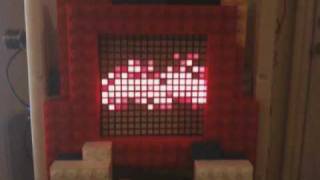 16x16 LED array (harvester of sorrow - metallica)