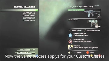 How to: Cod Mw3 Modded classes (in depth tut)