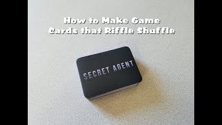 How To Make Game Cards that Shuffle  Print and Play Tutorial