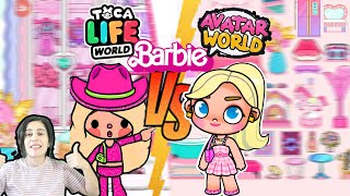 Avatar World Barbie Toca Boca Barbie Karşı Toca Boca vs Avatar World ❤ Toca life world vs Pazu