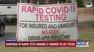 Oklahoma prepares for COVID rapid test demand increase amid national testing shortage