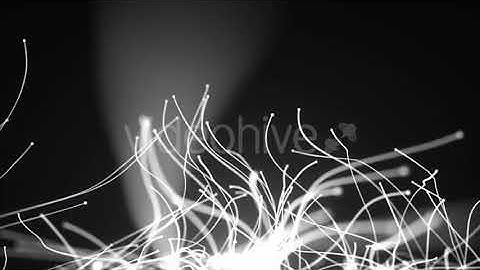 Abstract Rotation of Curved Lines of Fiber-optic Wires | Motion Graphics - Envato elements