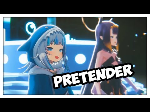 Gura x Ina - Pretender [3D Concert]