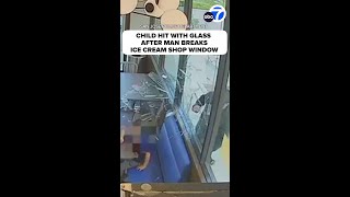 Child Hit With Glass After Man Smashes Window At Norcal Ice Cream Shop