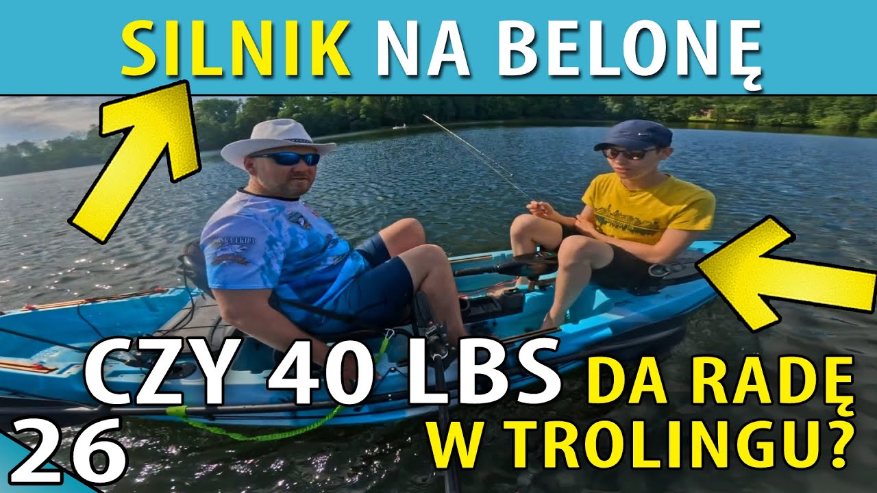 KAJAK MORSKI ➤ troling za BELONĄ - czy 40 LBS wystarczy do łowienia belon na trolling?