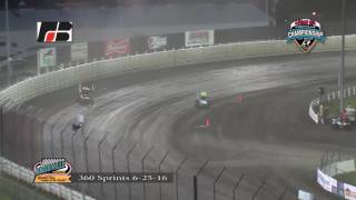 Knoxville Raceway 360 Sprint Car Highlights