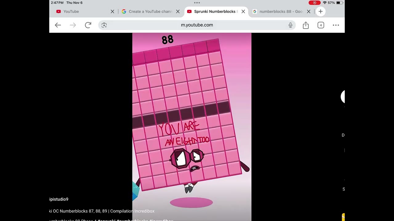 Sprunki Numberblocks 88 Phase 4