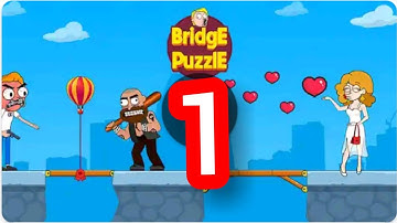 Love Rescue: Bridge Puzzle - All Levels Gameplay 1-5