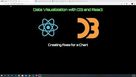 Data Visualization With D3 and React-3: Creating Axes for a Chart