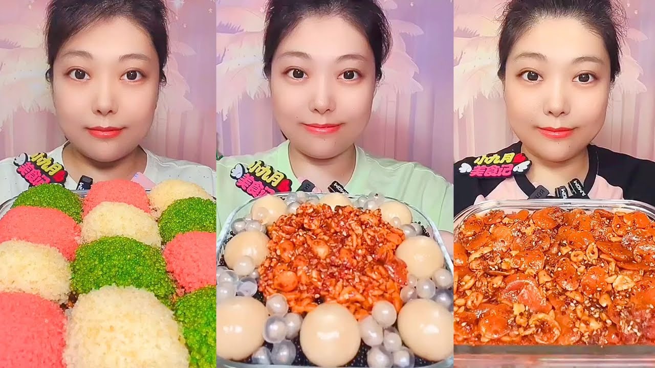 ASMR Crunchy Ice Mukbang Eating Show | Relaxing Sounds | 