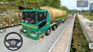 ⭕bussid android gameplay/Mitsubishi Fuso tangki trinton muatan limbah industri/lingkar Nagreg_Tasik⭕