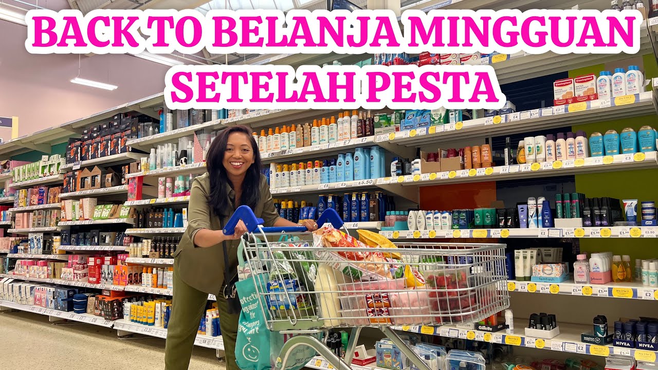 WAKTUNYA BELANJA MINGGUAN, NGISI KULKAS ABIS PESTA 🛒