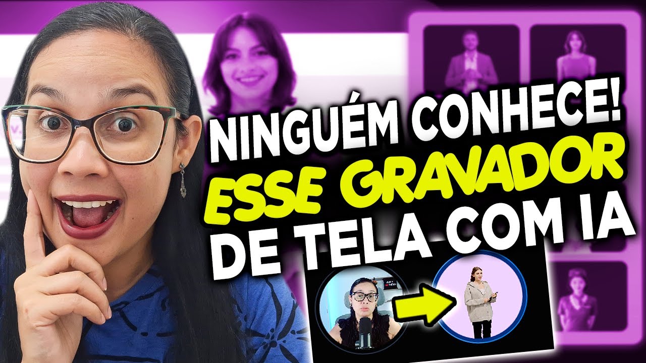 GRAVADOR de TELA com ANIMAÇÃO de IA para VÍDEO do YOUTUBE e REDES ...