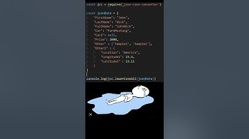 JSON Pascal Case to Lower Case one line of Code