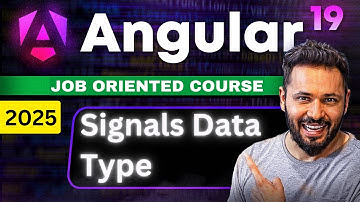 Angular 19 Tutorial #20 Data Type with Signals