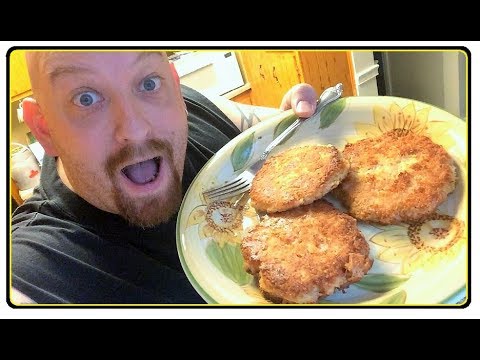 LOW CARB CHICKEN PATTIES Crunchy & Delicious ! Dinner Recipe