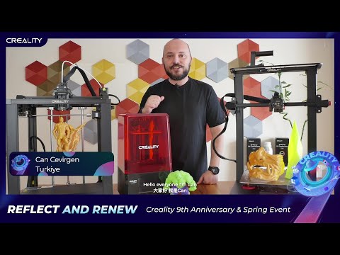 Can Cevirgen - Creality 9th Anniversary Blessing Video - Can Cevirgen - Creality 9th Anniversary Blessing Video