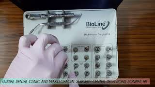 How to use professional surgical kit of implant .