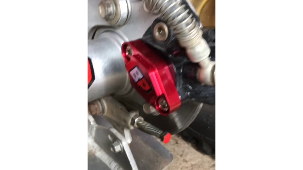 1987 Yamaha Warrior 350 Park Brake Removal on Project Quad YouTube