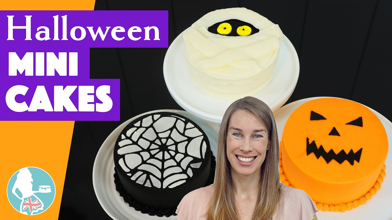 Mini Halloween Cakes YouTube
