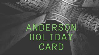 Anderson Elementary - 2020 Holiday Card