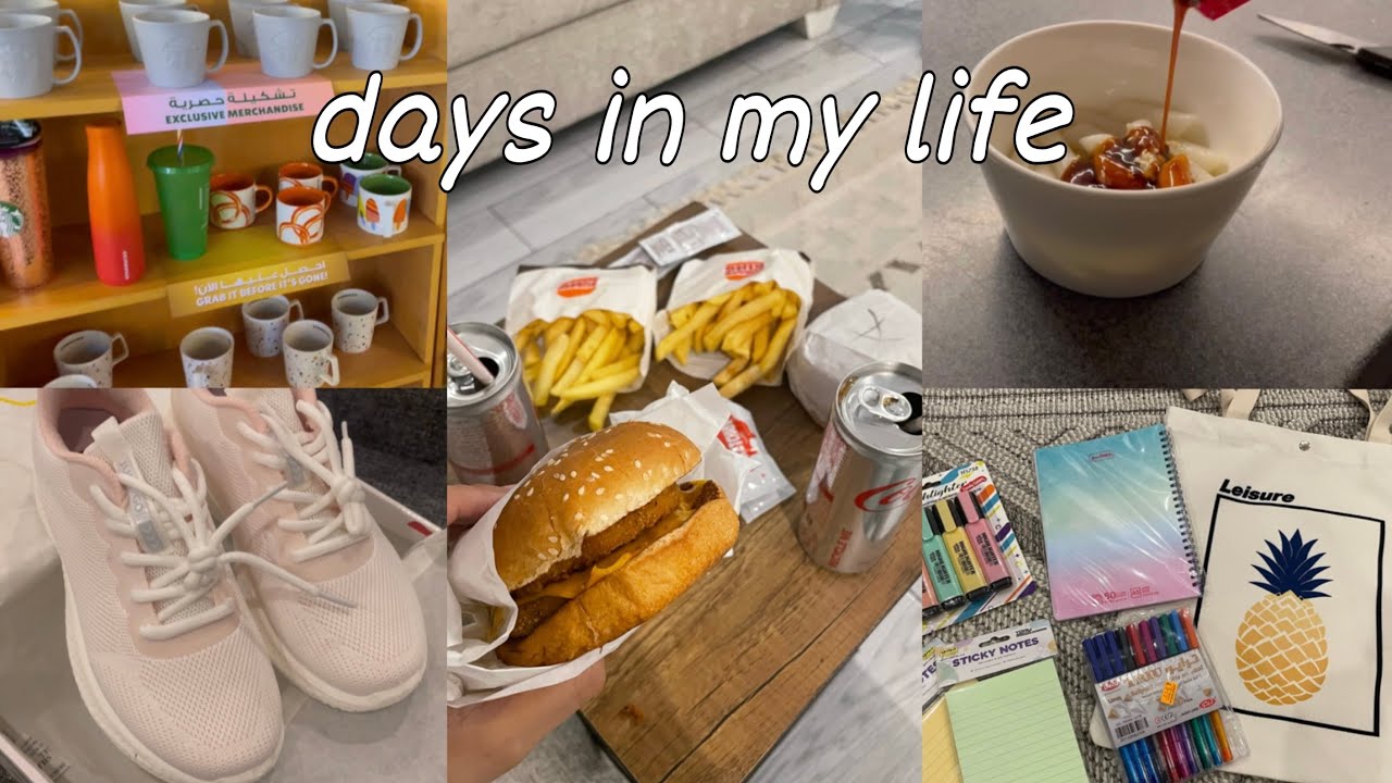 فلوق مشتريات المدرسة 2024🧸| جربت التوبوكي الكوري | يوميات عشوائيه✨