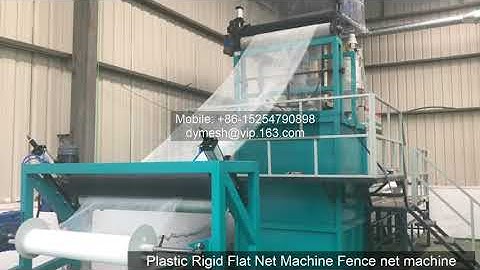 Plastic Rigid Flat Net Machine Fence net machine +86-15254790898