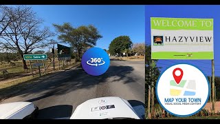 360° VIDEO - Look around Hazyview Town situated in Mpumalanga, South Africa next to Kruger Park