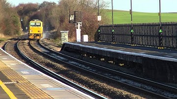 (HD) Network Rail MPV Passes Tamworth High Level